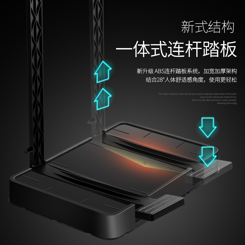 分类脚踏垃圾桶 7768